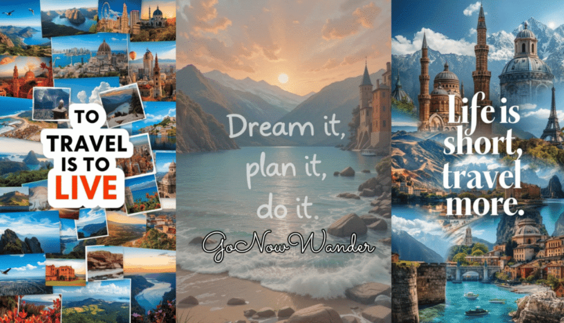 Travel inspiration and mindset