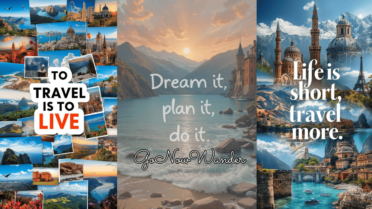 Travel inspiration and mindset